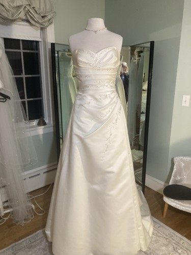 Abito sposa vintage raso - da,