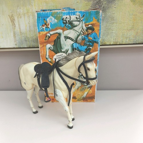 Marx toys cavallo argento - toys,