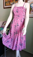 Vestito rosa a fiori - Boho