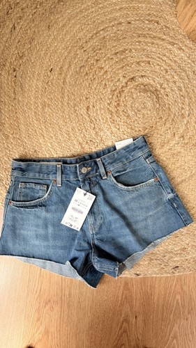 Bermuda zara blu denim mamma - bermuda,