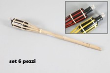 x Set 6 Pezzi Torcia Fiaccola