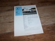 Prospectus / Brochure MERCEDES BENZ 1217 198?/