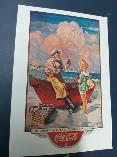 Cartolina postale coca - cartolina,