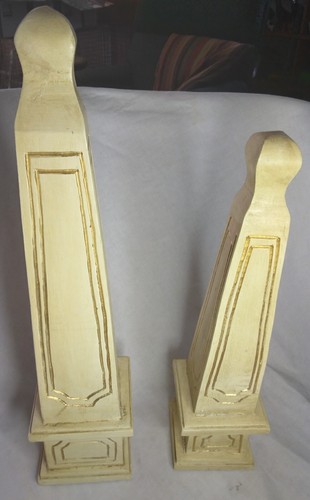 Obelischi legno intagliato - obelischi,