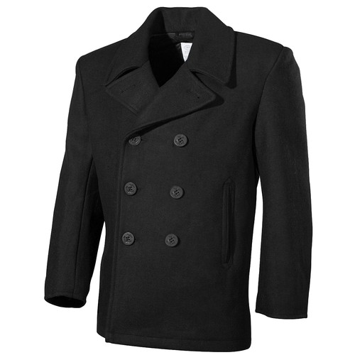 Mfh peacoat uomo esercito - peacoat,