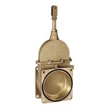 Saracinesca a stantuffo a 2 flange per carro botte e spandiliquame - Ø4"