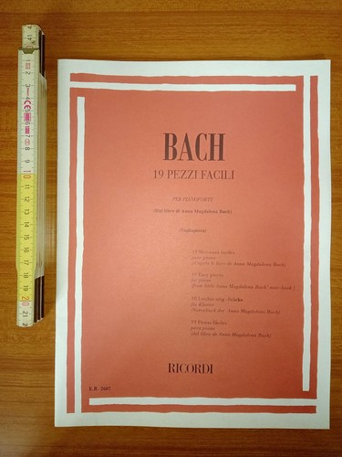 Bach pezzi facili per - bach,, 19