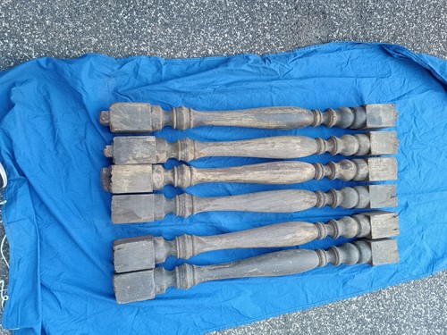 Lotto colonnine legno - lotto,