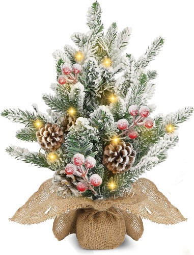 Albero natale con luci - di,