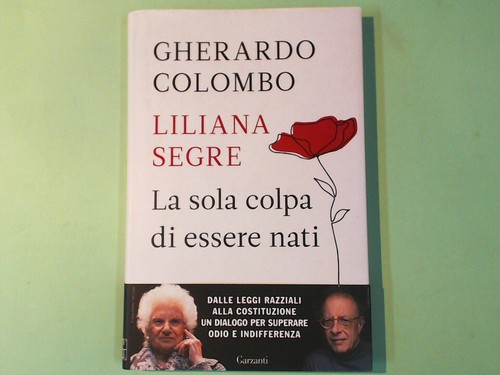 Liliana segre sola colpa di - segre,