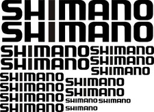 Adatto a KIT SHIMANO ADESIVI BICI STICKERS BIKE MTB  BICICLETTA PRESPAZIATI 16PZ