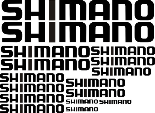 Adatto kit shimano adesivi - a,