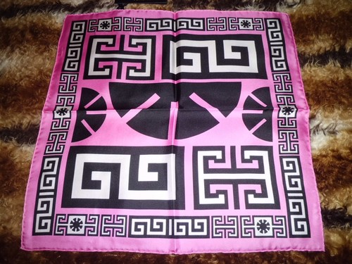 Versace silk scarf greek - silk,