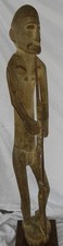 Grande Scultura in legno Figura maschile africana h cm 87 - splendida