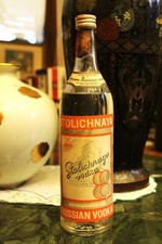 ANTICA VODKA STOLICHNAYA ANNI VODKA ANNI60/70 RARA BOTTIGLIA DA 760cc - Gr. 40°