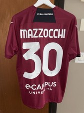 Maglia Salernitana, Mazzocchi #30, 2022-2023, Serie A, Home Shirt, Player Issue