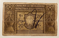 SOMALIA ITALIANA 20 SOMALI 