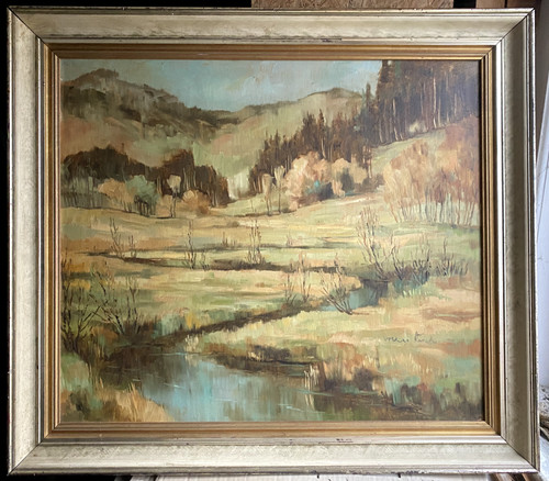 Dipinto olio herbst - olio, "herbst