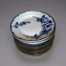 15) Antichi piatti FLOW BLUE