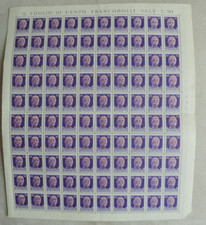 FOGLIO INTERO DI CENTO