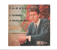 FABRIZIO DE ANDRE'=45GIRI
