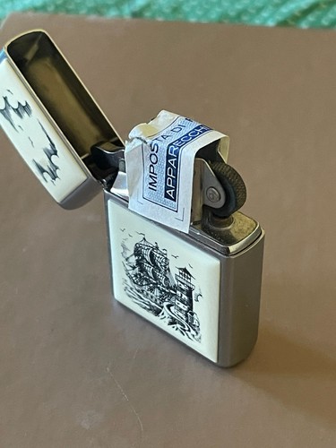 Zippo scrimshaw veliero faro - zippo, e
