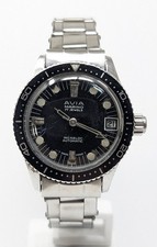 Orologio Avia Marino diver vintage swiss made anni 60 all stainless steel watch
