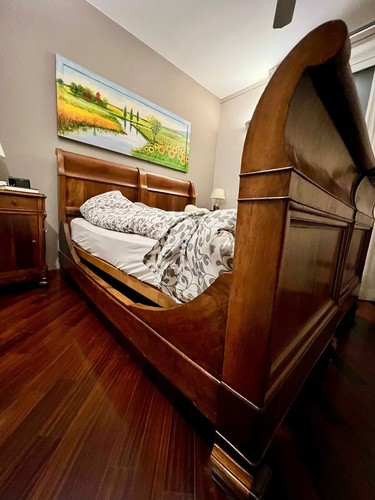 Letto matrimoniale stile luigi - matrimoniale,