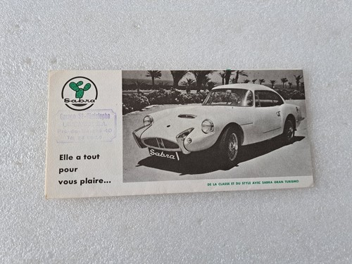 1965 brochure sabra - ≃,