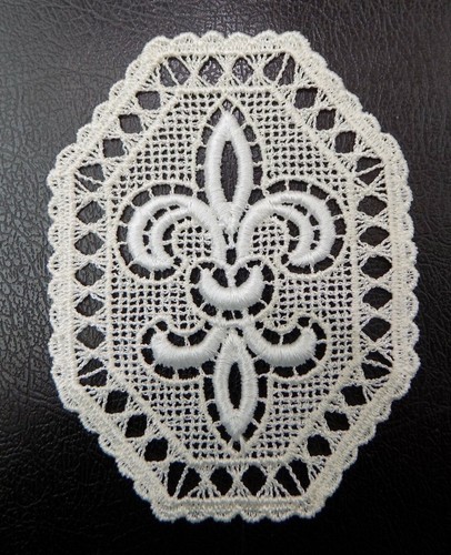 Inserto pizzo macrame ecru e - inserto, macrame'