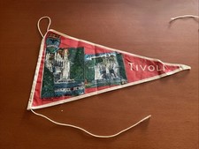 TIVOLI ROMA  BANDIERINA VESPA Lambretta  tessuto anni 40-50