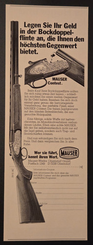 Mauser contest boch doppio - contest,