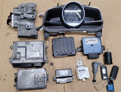 Kit 2xkey lock mazda - kit,