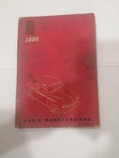 fiat 1400 libretto libro manuale catalogo uso e manutenzione book owners livret
