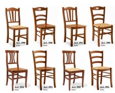 SEDIA LEGNO MASSELLO NOCE