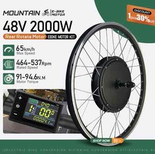 Bicicletta elettrica montagna 48V 2000W 20-29in 700C mozzo posteriore brushless ruota motore