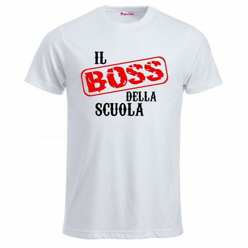 Shirt bianca uomo scritta - t-shirt,