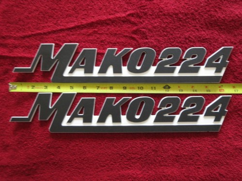 Mako boat emblems - mako,