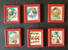 CLUB DI TOPOLINO – Serie Completa 6 Quadretti A Colori In Plastica Con Cornice