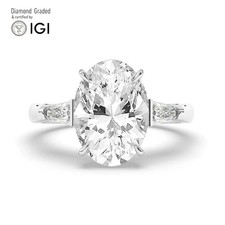 Anello Trilogy Diamante Ovale