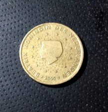 Moneta Rara 50 Centesimi di Euro Olanda 2000