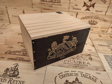 Cassetta porta vino in legno