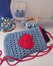 Porta cellulare Uncinetto