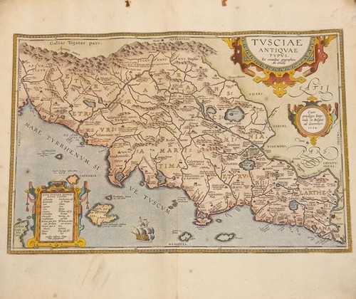 Ortelius abraham tusciae - ortelius, abraham.