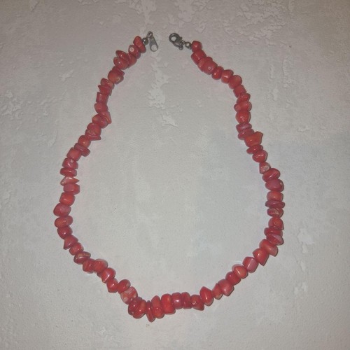 Collana vintage corallo rosso