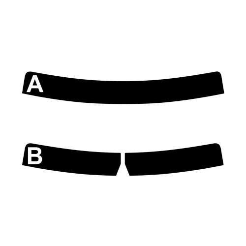 Fascia parasole parabrezza - parasole,