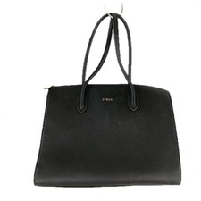Borsa a tracolla FURLA F7349 in pelle nera grande usata