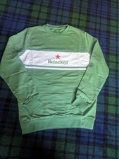 Maglione Felpa Heineken Cotone Verde M Birra Breweriana Nuovo Unisex