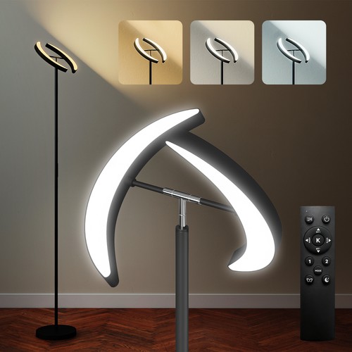Homcom lampada terra - lampada,
