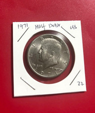 1971 KENNEDY MEZZO DOLLARO ~